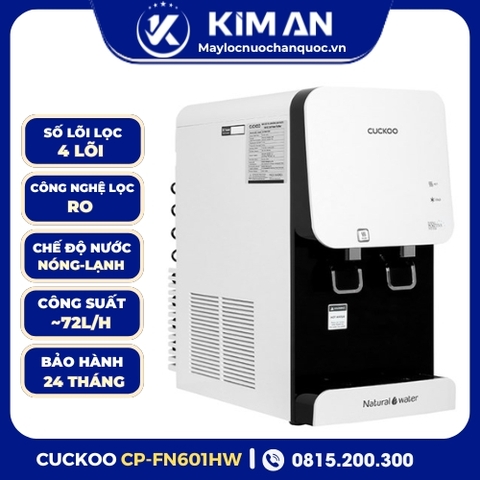 Máy Lọc Nước Cuckoo Để Bàn Nano CP-FN601HW