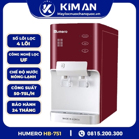 Máy Lọc Nước Để Bàn Nóng Lạnh Humero HB-751