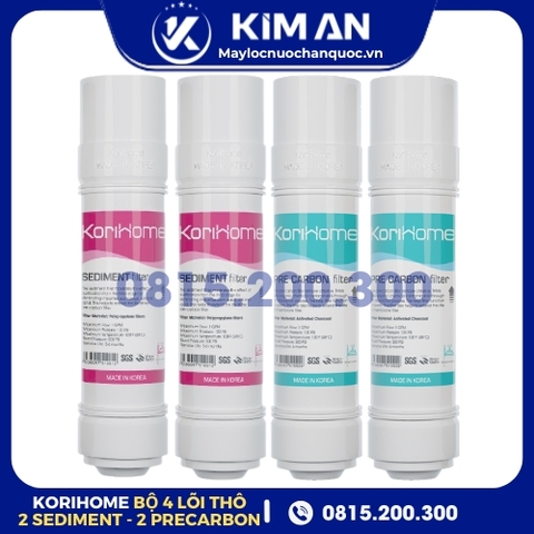 Bộ 4 Lõi Thô Korihome (2 Sediment, 2 Precarbon)