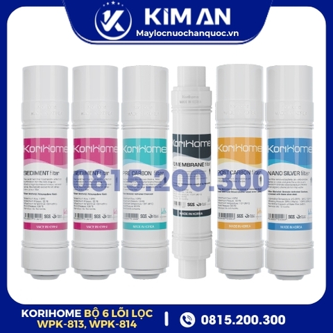 Bộ Lõi Lọc Nước WPK-813, WPK-814