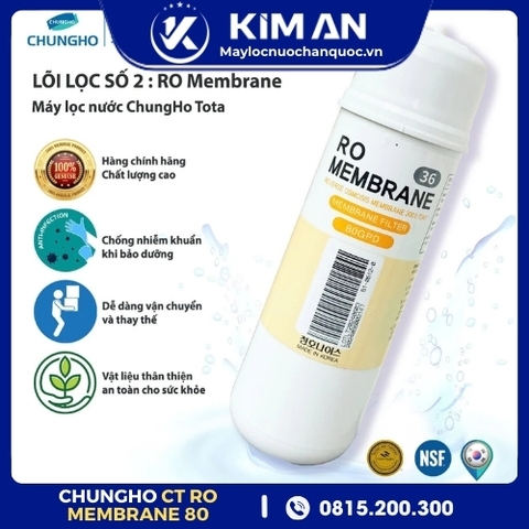 Lõi Lọc Nước ChungHo CT RO Membrane 80 (Model: TOTA)