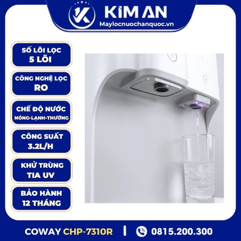 Máy Lọc Nước Coway Để Bàn Nóng - Lạnh - Thường - Ấm CHP-7310R