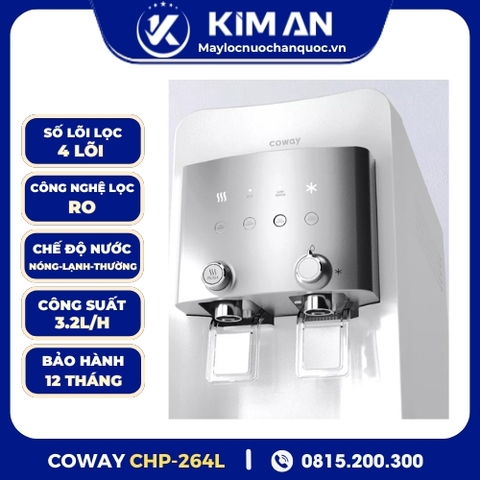 Máy Lọc Nước Coway Để Bàn Nóng - Lạnh - Thường CHP-264L