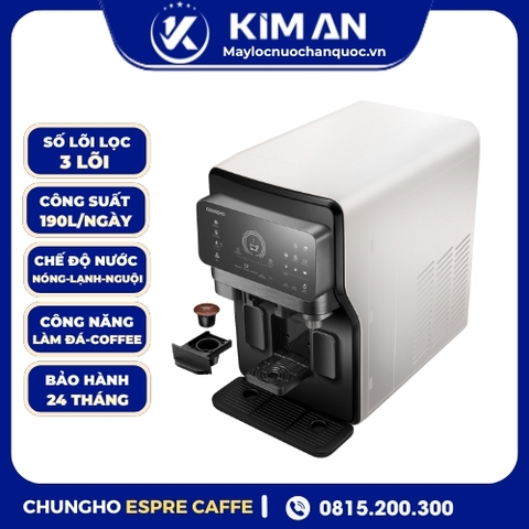 Máy Lọc Nước Nóng- Lạnh-Nguội-Làm Đá-Cà Phê Để Bàn ChungHo ESPRE CAFFE