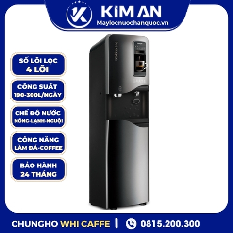 Máy Lọc Nước Nóng, Lạnh, Nguội, Làm Đá, Pha Cà Phê Tủ Đứng ChungHo WHI CAFFE