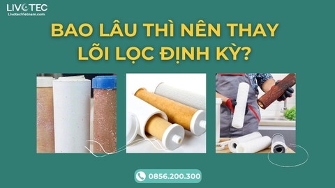 Bao Lâu Thay Lõi Lọc Máy Lọc Nước Một Lần?
