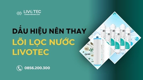 Dấu Hiệu Khi Nào Nên Thay Lõi Lọc Nước Livotec