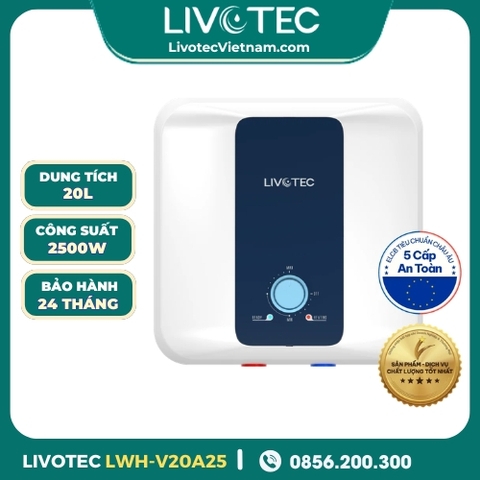 Bình Nước Nóng Gián Tiếp Livotec LWH-V20A25