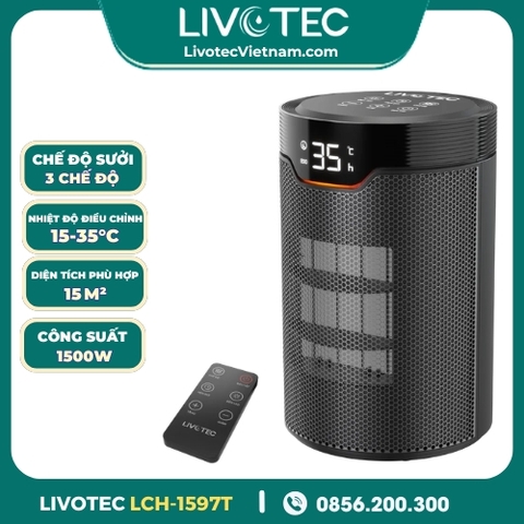Máy Sưởi Gốm Livotec LCH-1597D