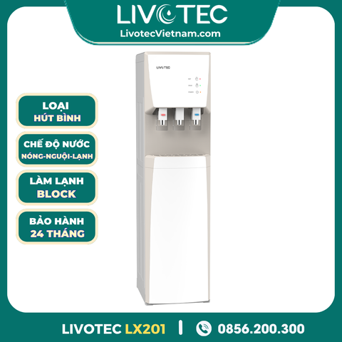 Cây Nước Nóng Lạnh Hút Bình Livotec LX201