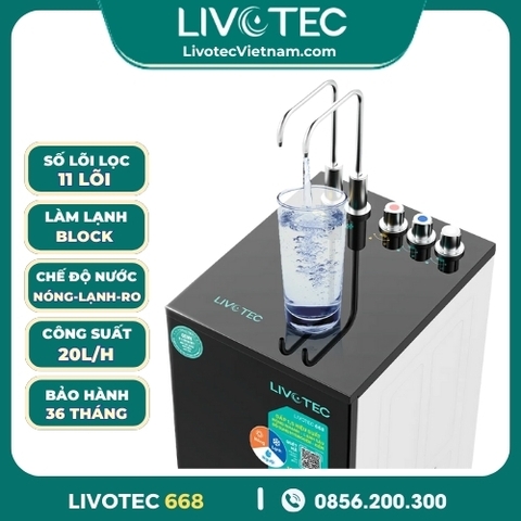 Máy Lọc Nước Nóng Lạnh Livotec 668