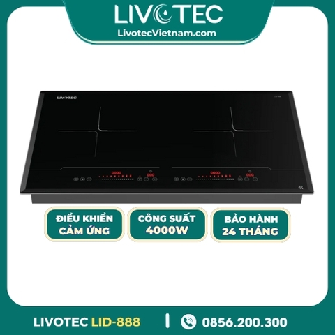 Bếp Điện Từ Đôi Livotec LID-888