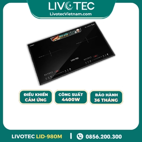 Bếp Từ Đôi Livotec E-smart LID-980M