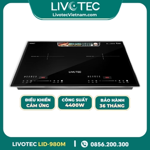 Bếp Từ Đôi Livotec E-smart LID-980M