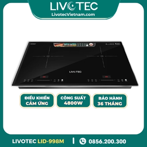 Bếp Từ Đôi Livotec E-smart LID-998M