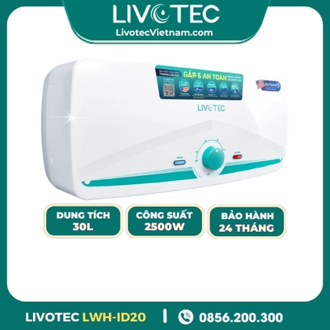 Bình Nước Nóng Gián Tiếp 20L Livotec LWH-ID20