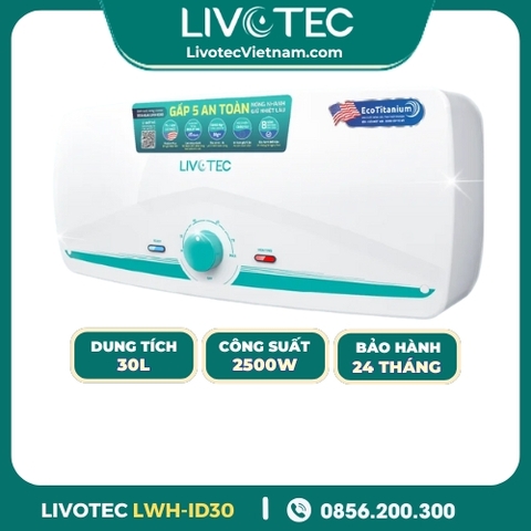 Bình Nước Nóng Gián Tiếp 30L Livotec LWH-ID30