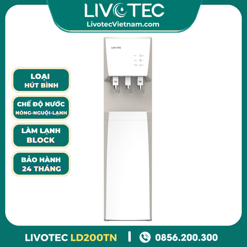 Cây Nước Nóng Lạnh Hút Bình Livotec LD200TN