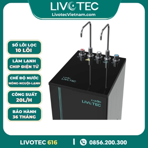 Máy Lọc Nước Nóng Lạnh Livotec 616