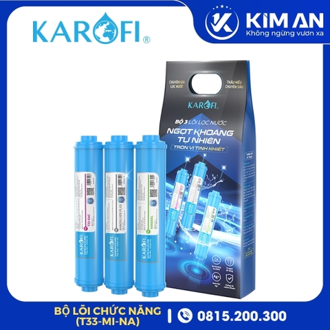 Bộ 3 Lõi Chức Năng Karofi (Mẫu Mới - T33, Mi, Nano)