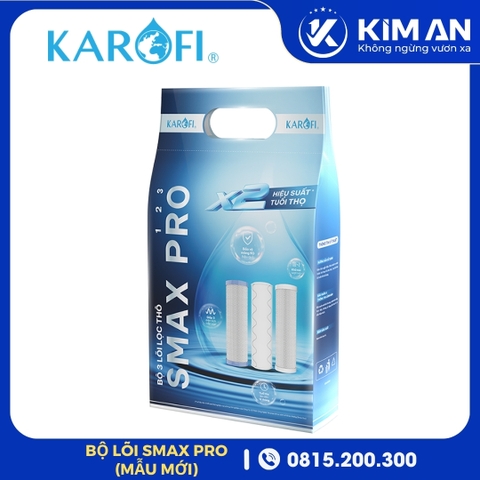 Bộ 3 Lõi Lọc Thô Karofi Smax Pro (Mẫu Mới)