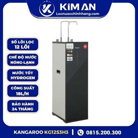 Máy Lọc Nước Kangaroo Hydrogen Nóng - Nguội - Lạnh KG12S3H3 12 Lõi