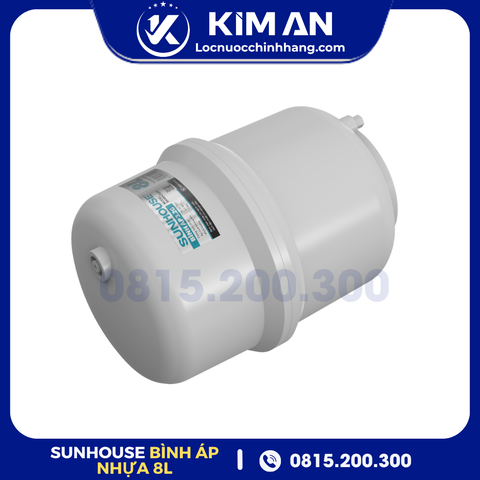 Bình Áp Nhựa 3.2G 8L Máy Lọc Nước SUNHOUSE