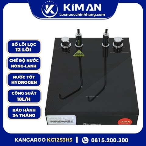 Máy Lọc Nước Kangaroo Hydrogen Nóng - Nguội - Lạnh KG12S3H3 12 Lõi