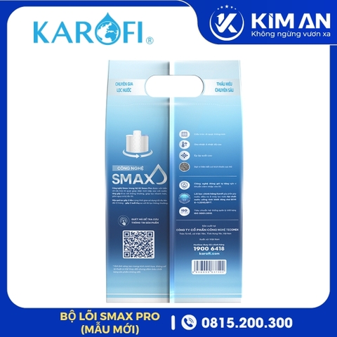 Bộ 3 Lõi Lọc Thô Karofi Smax Pro (Mẫu Mới)