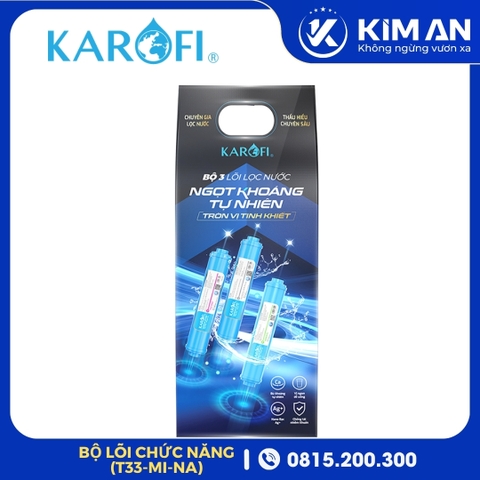 Bộ 3 Lõi Chức Năng Karofi (Mẫu Mới - T33, Mi, Nano)