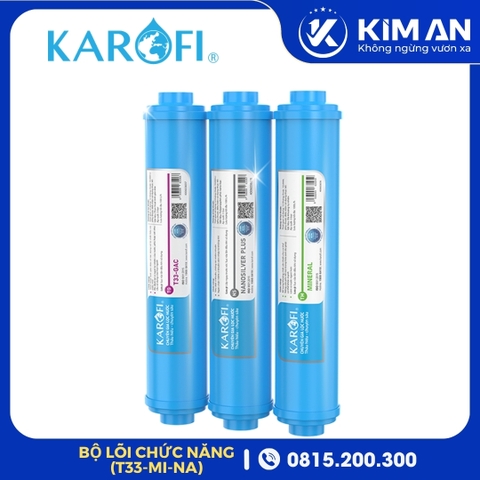 Bộ 3 Lõi Chức Năng Karofi (Mẫu Mới - T33, Mi, Nano)