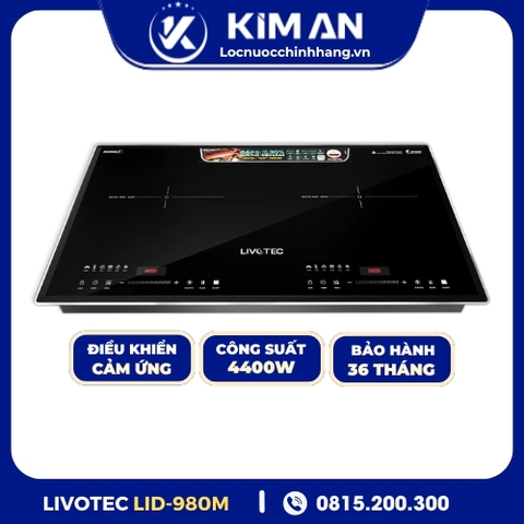Bếp từ đôi Livotec E-smart LID-980M