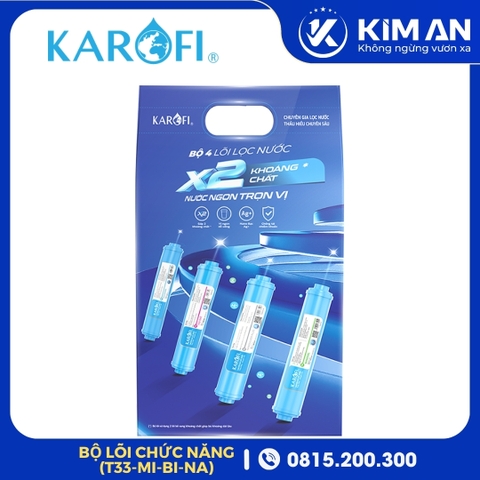 Bộ 4 Lõi Chức Năng Karofi (Mẫu Mới - T33, Mi, Bi, Nano)