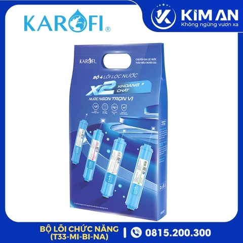 Bộ 4 Lõi Chức Năng Karofi (Mẫu Mới - T33, Mi, Bi, Nano)