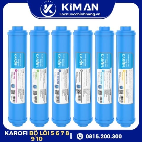 Bộ Lõi lọc nước Karofi 5 6 7 8 9 10