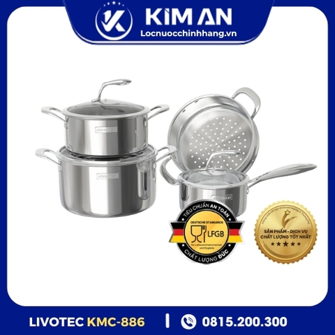 Bộ nồi inox cao cấp Kochmax KMC-866