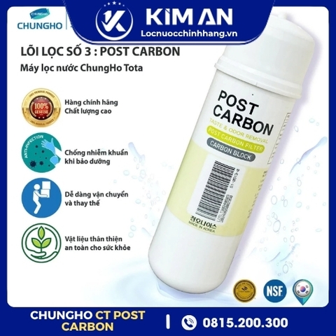 Lõi Lọc Nước ChungHo CT Post Carbon (Model: TOTA)