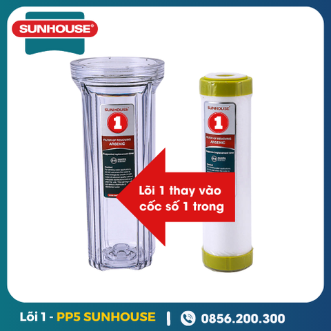 Lõi Lọc Nước Số 1 PP5 Sunhouse