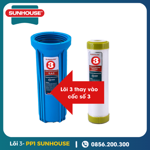 Lõi Lọc Nước Số 3 PP1 Sunhouse