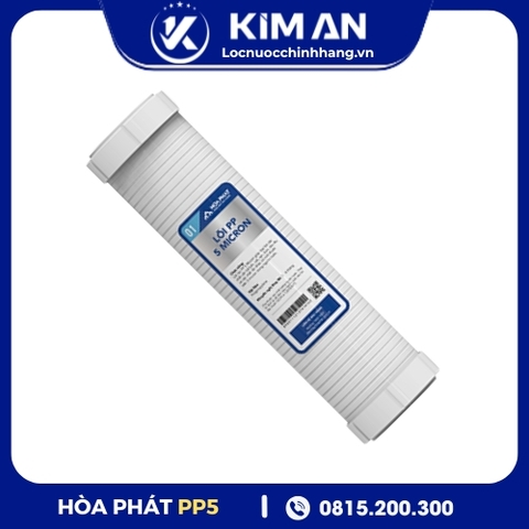 Lõi lọc thô Hòa Phát số 1 PP 5 Micron (Đóng túi)