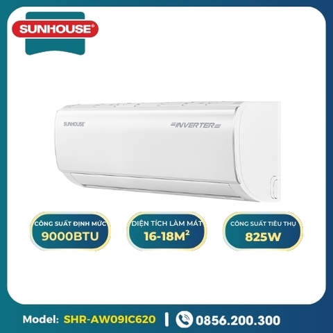 Máy lạnh Sunhouse 9000 BTU 1 chiều Inverter SHR-AW09IC620