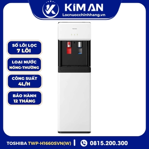 Máy Lọc Nước 2 RO Hai Chế Độ Nóng -Thường Toshiba TWP-H1660SVN(W)