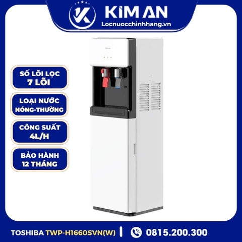 Máy Lọc Nước 2 RO Hai Chế Độ Nóng -Thường Toshiba TWP-H1660SVN(W)