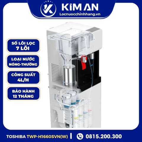 Máy Lọc Nước 2 RO Hai Chế Độ Nóng -Thường Toshiba TWP-H1660SVN(W)
