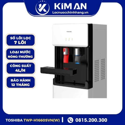 Máy Lọc Nước 2 RO Hai Chế Độ Nóng -Thường Toshiba TWP-H1660SVN(W)