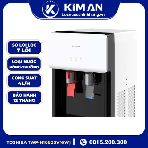 Máy Lọc Nước 2 RO Hai Chế Độ Nóng -Thường Toshiba TWP-H1660SVN(W)