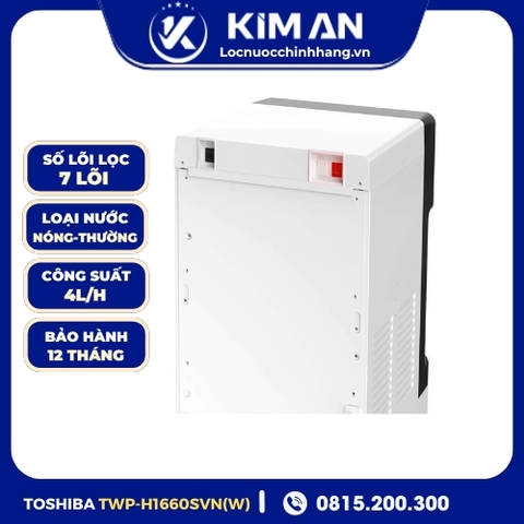 Máy Lọc Nước 2 RO Hai Chế Độ Nóng -Thường Toshiba TWP-H1660SVN(W)