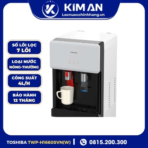 Máy Lọc Nước 2 RO Hai Chế Độ Nóng -Thường Toshiba TWP-H1660SVN(W)