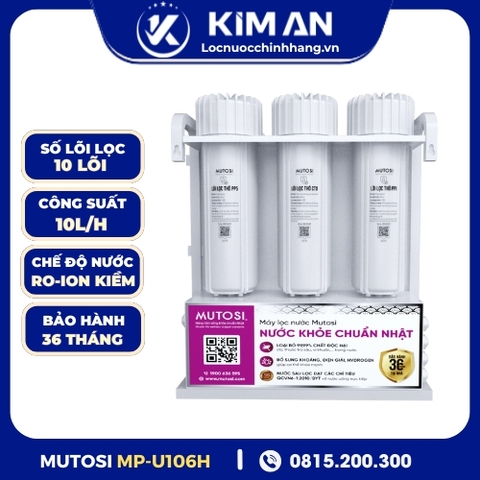 Máy lọc nước để gầm Mutosi MP-U106H