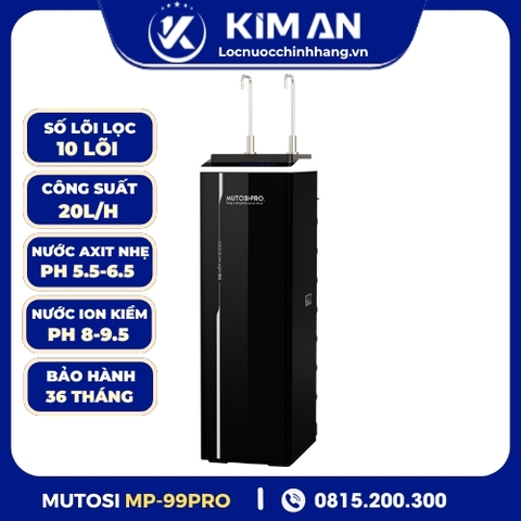 Máy Lọc Nước Điện Giải Ion Kiềm Hydrogen Mutosi MP-99PRO